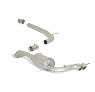 Ramo Intermedio Grupo N Acero Inox + Escape Trasero Acero Inox Con Salida Redonda Central 2 / 60 Mm
 Línea Con Diámetro Mejo