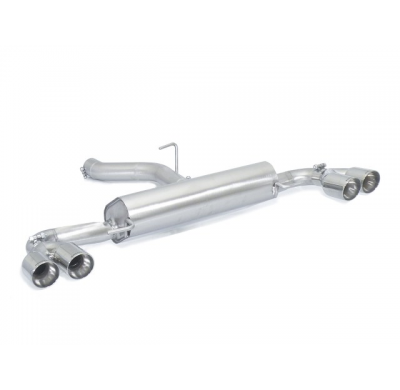 Escape Trasero Doble Acero Inox Salidas Redondas 2x80 Mm Sport Line Asimetricas  
 Supresión De La Válvula Integrada.
 Línea