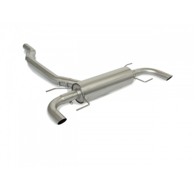 Escape Trasero Dobles Acero Inox Para Codas Estéticas Originales
 Línea Con Diámetro Mejorado 76 Mm
 Alfa Romeo Giulia(952)