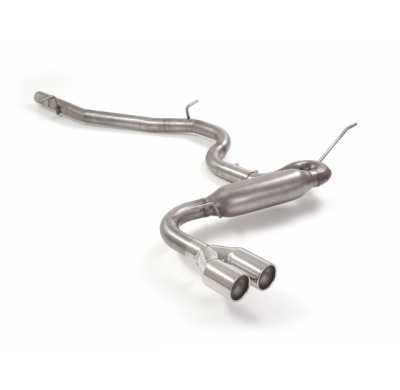 Escape Trasero Acero Inox Salidas Redondas 2x80 Mm Asimetricas
 Solo Para Versión Sin Scr / Adblue
 Línea Con Diámetro Mejor