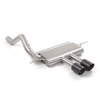 Escape Trasero Acero Inox Salidas Redondas Centrales 2 / 100 Mm Carbon Shot
 Línea Con Diámetro Mejorado 76 Mm
 Ford Focus M