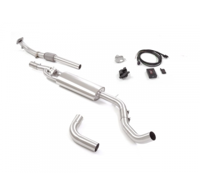 Flexible Con Tramo Intermedio Con Escape Acero Inox  
 Con Válvula Eléctrica Integradas Y Mando Wifi.
  Línea Con Diámetro M