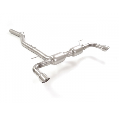 Escape Trasero Doble Acero Inox Salidas Redondas 90 Mm Sport Line
 Línea Con Diámetro Mejorado 70 Mm
 Alfa Romeo Giulia(952)