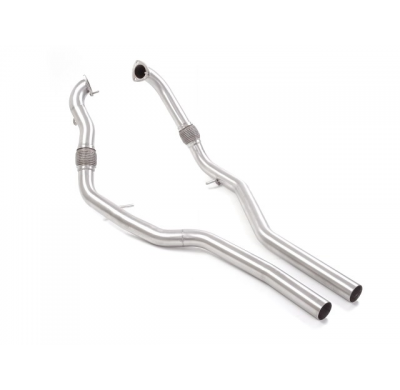 Tramos Delanteros Acero Inox   
 Línea Con Diámetro Mejorado 63,5 Mm
 Audi S4 (Typ F4 / B9) 2016>> 3.0tfsi Quattro (260kw) 2016>