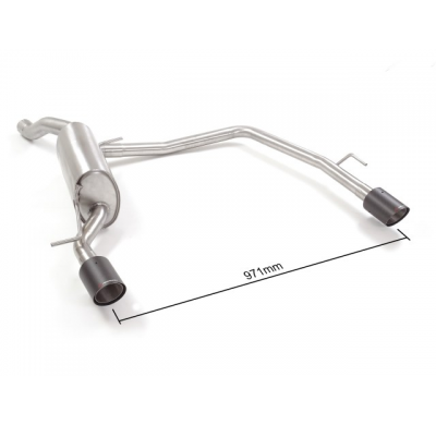 Escape Trasero Doble Acero Inox Salidas Redondas 90 Mm Carbon Shot
 Supresión De La Válvula Integrada. El Actuador De La Vál