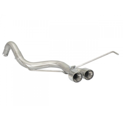 Tramo Trasero Grupo N Acero Inox Salidas Redondas Centrales 2x80 Mm Sport Line
  Abarth 500 / 595 (Typ 312) Abarth 1.4tjet (99/1