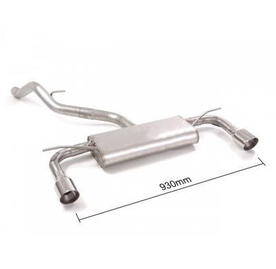 Escape Trasero Doble Acero Inox Salidas Redondas 102 Mm Sport Line  
 Línea Con Diámetro Mejorado 60 Mm 
 Elimina Un Segundo