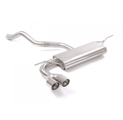 Escape Trasero Acero Inox Salidas Redondas 2x80 Mm Sport Line Asimetricas 
 Línea Con Diámetro Mejorado 60 Mm 
 Elimina Un S