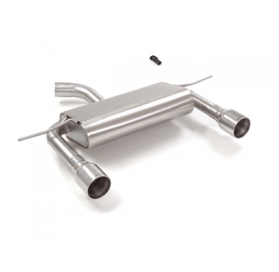 Escape Trasero Doble Acero Inox Salidas Redondas 102 Mm 
 Supresión De La Válvula Integrada. El Actuador De La Válvula Origi