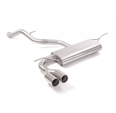 Escape Trasero Acero Inox Salidas Redondas 2x80 Mm Asimetricas
 Línea Con Diámetro Mejorado 60 Mm 
 Elimina Un Segundo Silen