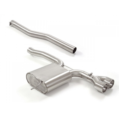 Escape Trasero Acero Inox Salidas Redondas 2x102 Mm
  Mini F56 2014>> Jcw 2.0 (170kw) 2019>> Ragazzon