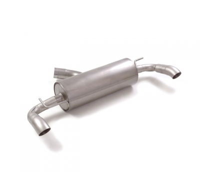 Silencioso trasero doble en acero inox con salidas redondas 70 mm
 Línea con diámetro mejorado 70 mm
 
 CON HOMOLOGACION Toyota