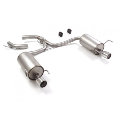 Escape Trasero Doble Acero Inox Salidas Redondas 90 Mm - Modificación Del Parachoques Original
  Alfa Romeo 159 1.9jts (118k