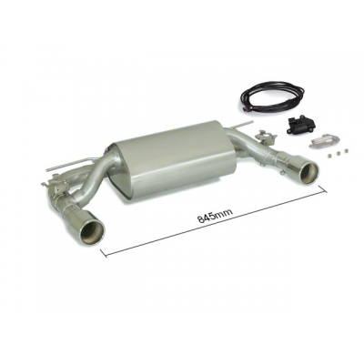 Escape Trasero Doble Acero Inox Salidas Redondas 90 Mm 
 Con Valvulas Integradas.Las Válvulas Son Accionadas Mediante El Mot