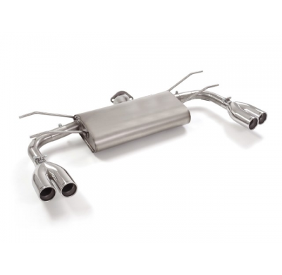 Escape Trasero Doble Acero Inox Salidas Redondas 2x70 Mm Asimetricas 
 Línea Con Diámetro Mejorado 60 Mm 
 Fiat 124 Spider 2