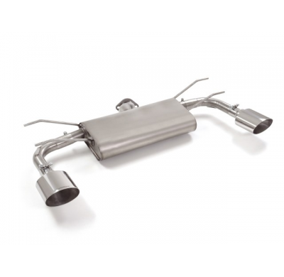 Escape Trasero Doble Acero Inox Salidas Ovaladas 135x90 Mm 
 Línea Con Diámetro Mejorado 70 Mm
 Abarth 124 Spider 2016>> 1.4