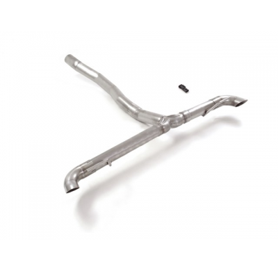 Tramos Traseros Grupo N Dobles Acero Inox Para Codas Estéticas Originales
 Supresión De La Válvula Integrada. El Actuador De La