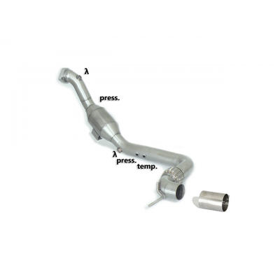 Catalizador metalico 200cpsi grupo N   </p>
 Línea con diámetro mejorado 70 mm
 Es necesario reprogramar la centralita 
 - Ford