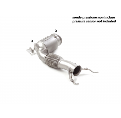 Catalizador metalico 200cpsi grupo N en acero inox con la eliminación de filtro antipartículas. Sin sondas de presión.</p>
 
 Es