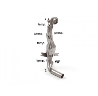 Catalizador Grupo N + Tramo Sustitución Filtro Antipartículas Acero Inox Grupo N   
 Es Necesario Reprogramar La Centralita
 Fia