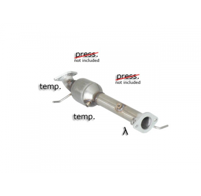 Catalizador Grupo N Para Sustituir El Segundo Catalizador + Tramo Supresor Filtro Antipartículas Acero Inox Grupo N
(Mot. Rf7j -