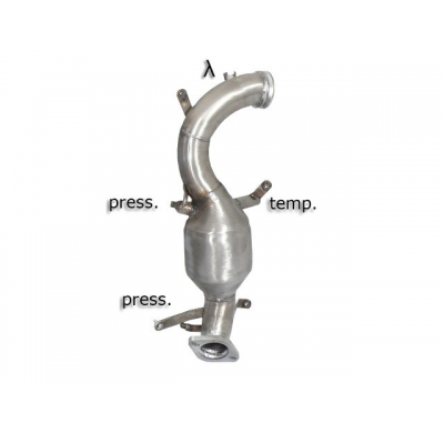 Catalizador Grupo N + Tramo Supresor Filtro Antipartículas Acero Inox Grupo N
 Es Necesario Reprogramar La Centralita
 Alfa Rome