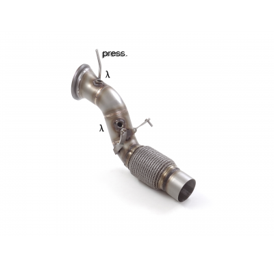 Tramo sustitución catalizador grupo N en acero inox   </p>
 
 Es necesario reprogramar la centralita 
 - BMW Serie1 F20/F21 2011