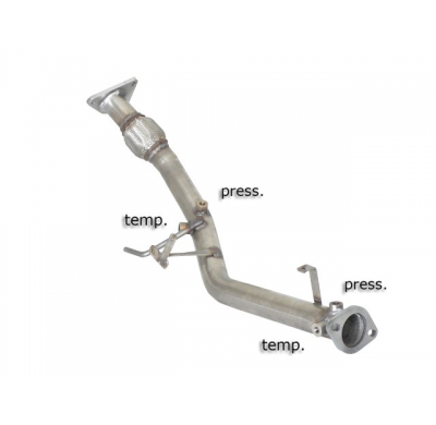 Tramo Supresor Filtro Antipartículas Gr. N Acero Inox
 Es Necesario Reprogramar La Centralita
 Nissan Qashqai (Typ J10) 2.0dci (