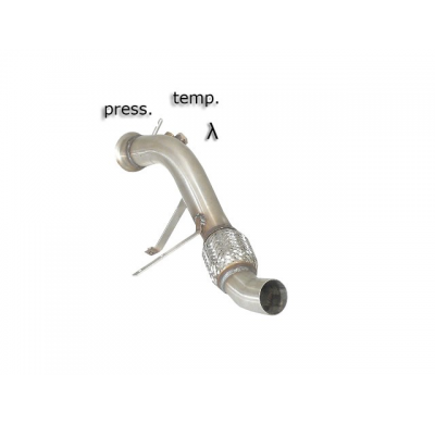 Tramo Supresor Catalizador + Tramo Supresor Filtro Antipartículas Acero Inox Grupo N
 Es Necesario Reprogramar La Centralita
 Bm