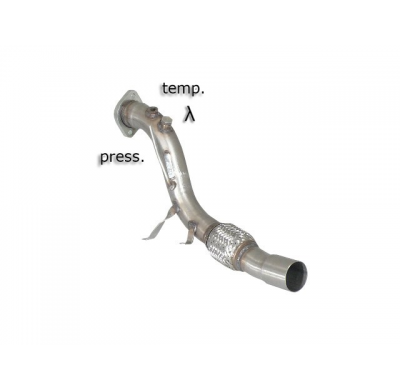 Tramo Supresor Catalizador Grupo N Acero Inox - Mot.306d2 (2993cc) Euro4
 Es Necesario Reprogramar La Centralita 
 Bmw Serie5 E6