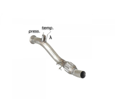 Tramo Sustitución Catalizador + Tramo Sustitución Filtro Antipartículas Acero Inox Grupo N
 Es Necesario Reprogramar La Centrali