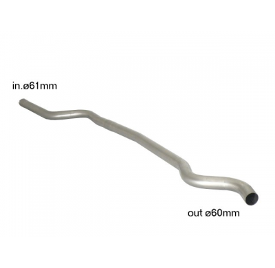 Tramo Intermedio Acero Inox (Para Euro5) - Tramo Sustitución Segundo Catalizador Grupo N Acero Inox (Para Euro6) - Línea Con Diá