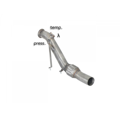 Tramo Sustitución Catalizador Grupo N Acero Inox - Mot.306d4 (2993cc) Euro4
 Es Necesario Reprogramar La Centralita 
 Bmw Serie5