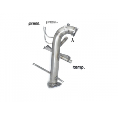 Tramo Sustitución Catalizador + Tramo Sustitución Filtro Antipartículas Acero Inox Grupo N - Mot.Z22d1 (2231cc) Euro5
 Es Necesa