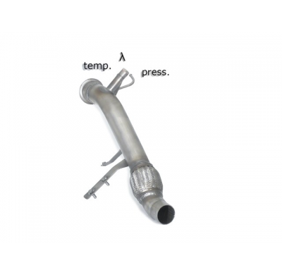 Tramo Sustitución Catalizador + Tramo Sustitución Filtro Antipartículas Acero Inox Grupo N   
 Es Necesario Reprogramar La Centr