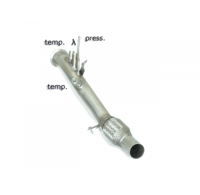 Tramo Sustitución Catalizador + Tramo Sustitución Filtro Antipartículas Acero Inox Grupo N   
 Es Necesario Reprogramar La Centr