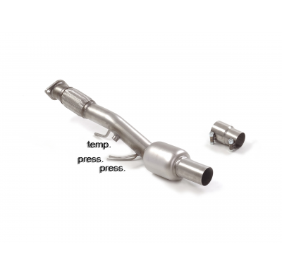 Silencioso delantero grupo N para sustitución filtro OPF / GPF en acero inox</p>
 Línea con diámetro mejorado 70 mm
 Es necesari