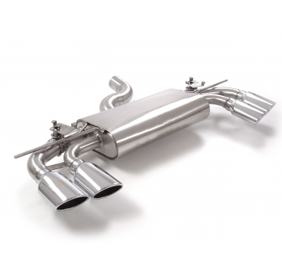 Silencioso trasero doble en acero inox con salidas ovaladas 2 / 108x70 mm</p>
 con valvulas integradas.Las válvulas son accionad