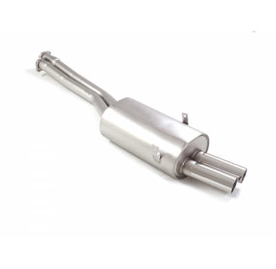 Silencioso trasero en acero inox con salidas redondas 2x70 mm Race Line asimetricas</p>
 
 
 - BMW M3 E36(Coupè) 3.0 (210kW) 199