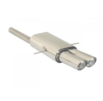 Escape Trasero Acero Inox Salidas Redondas Centrales 2x90 Mm Sport Line
  Mini R56 2007>>2014 Cooper S 1.6 Turbo (128kw) 11/