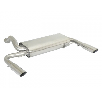 Escape Trasero Doble Acero Inox Salidas Redondas 76 Mm Sport Line
  Renault Clio Mk3 2005>>2012 2.0 16v Rs (145kw) + F1 Team