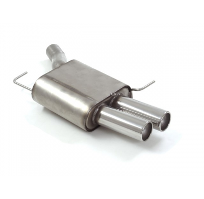 Escape Trasero Acero Inox Salidas Redondas 2x80 Mm Asimetricas
  Bmw Serie5 F10-F11 F11(Touring) 525d (150kw) 2010>>2011 Rag
