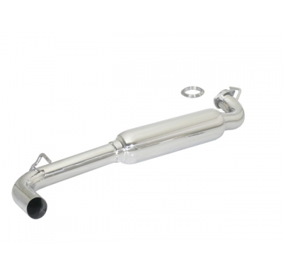 Escape Trasero Grupo a Acero Inox Con Salida Redonda 70 Mm - Línea Con Diámetro Mejorado 70 Mm - Para Instalar Con 55.0343.0