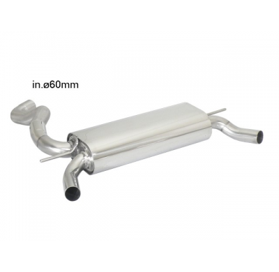 Escape Trasero Dobles Acero Inox Para Codas Estéticas Originales
  Renault Clio Mk4 2012>>2019 Rs Trophy 1.6 Turbo (162kw) 2