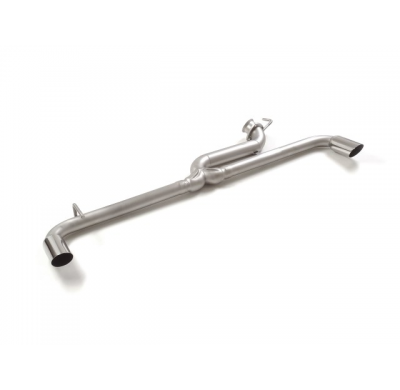 Tramos traseros grupo N dobles en acero inox con salidas redonda 70 mm Sport Racing
 
 
 Grupo N - SIN HOMOLOGACION Lancia Delta