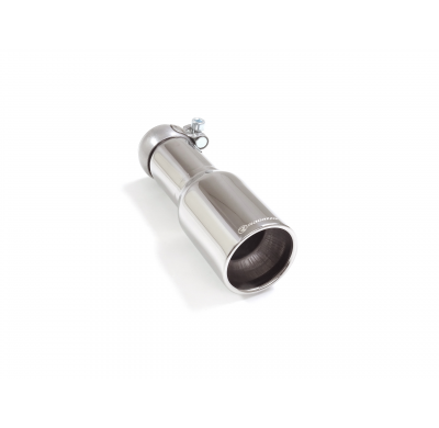Cola redonda 80 mm en acero inox</p>
 con tubo de entrada 50,5 mm</p>
 largura 225 mm
 - Universal Colas de escape RO.80 Ragazzo