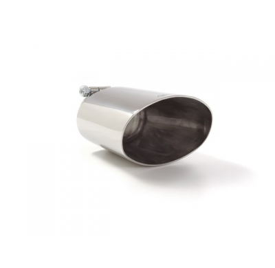 Cola Ovalada 135x90 Mm Acero Inox Con Tubo De Entrada 50 Mm - Largura 225 Mm
  Universal Colas De Escape Ov.135x90 Ragazzon