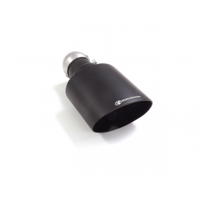 Cola ovalada 135x90 mm Sport Line Black en acero inox</p>
 con tubo de entrada 50,5 mm</p>
 largura 225 mm
 - Universal Colas de