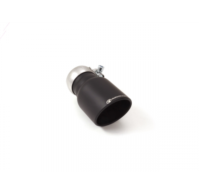 Cola redonda 90 mm Sport Line Black en acero inox</p>
 con tubo de entrada 60,5 mm </p>
 largura 160 mm</p>
 - Universal Colas d
