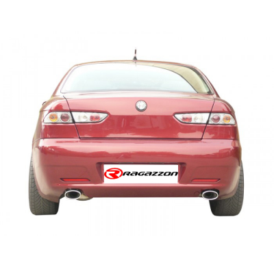 Escape Trasero Acero Inox Con Salida Redonda 102 Mm
  Alfa Romeo 156 2.0jts (122kw) Berlina + Sportwagon 03/2002>> Ragazzon